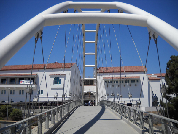Sky Bridge to the Aztec Student Union