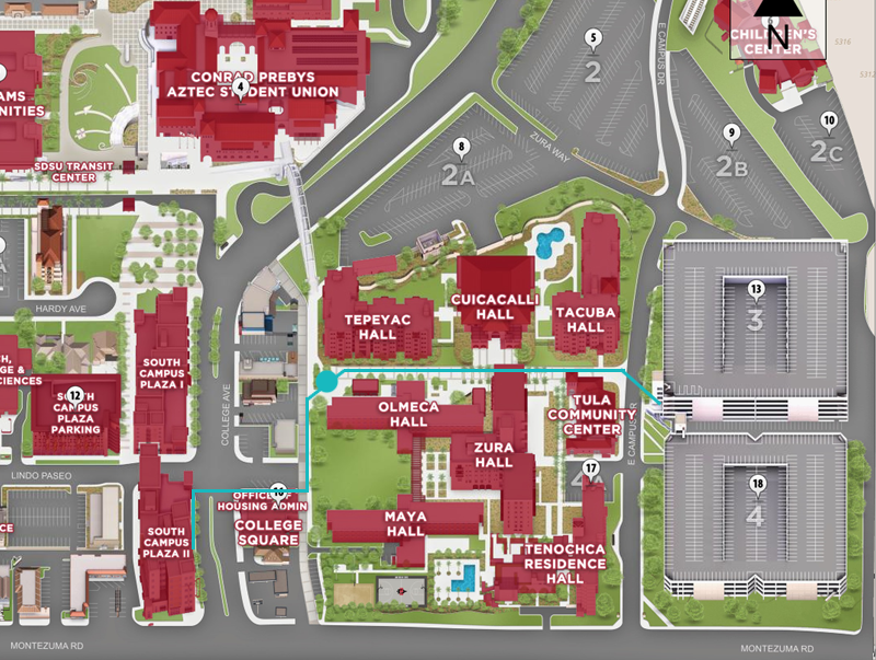 partial campus map