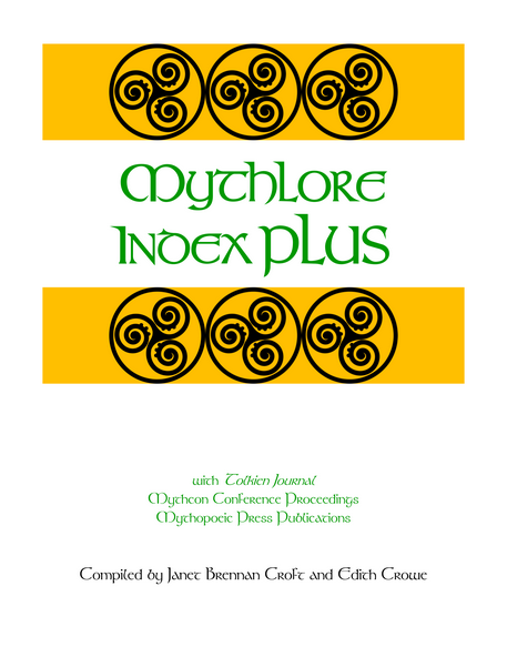 Mythlore Index Plus